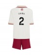 Arsenal William Saliba #2 Replika Tredje Kläder Barn 2025-26 Kortärmad (+ byxor)